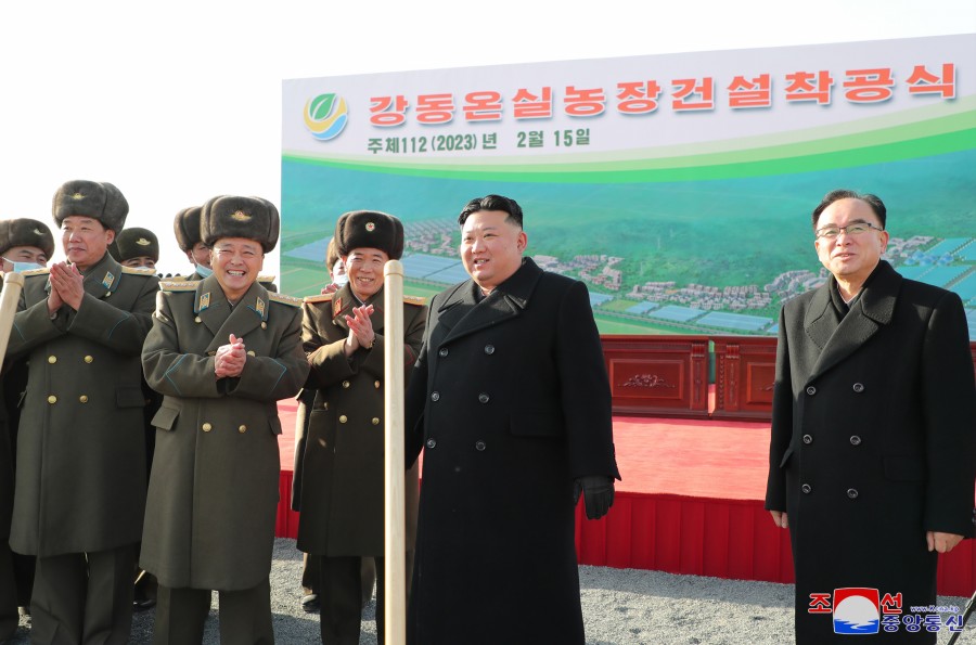 Ground-breaking Ceremony of Kangdong Greenhouse Farm Held