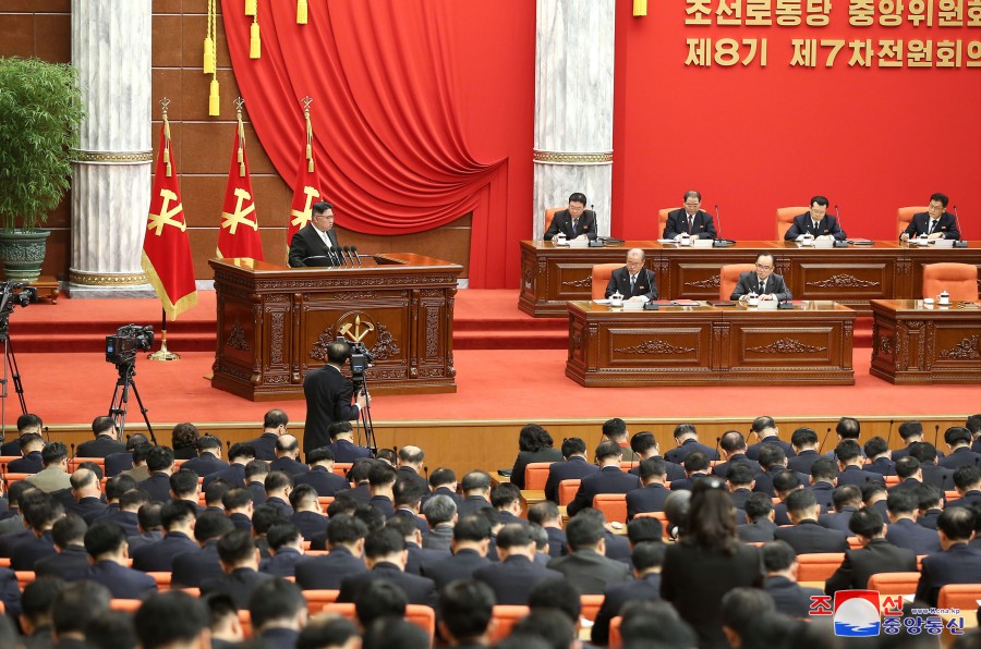 7th Enlarged Plenary Meeting of 8th Central Committee of WPK Convened