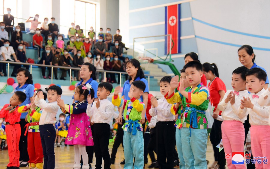 Children with Disabilities Mark International Children's Day in DPRK