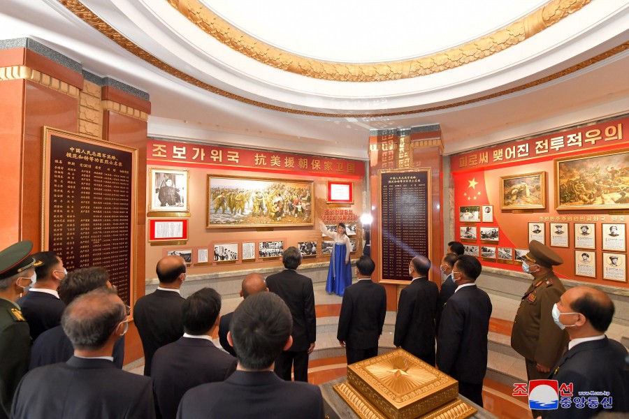 Interior of Friendship Tower Remodeled in DPRK
