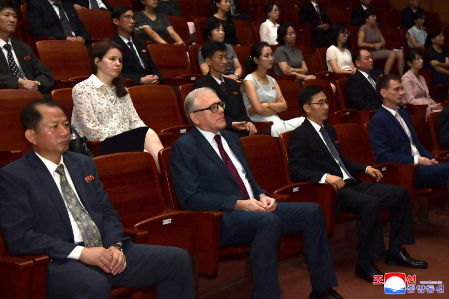 Film Show Held for Russian Embassy Members