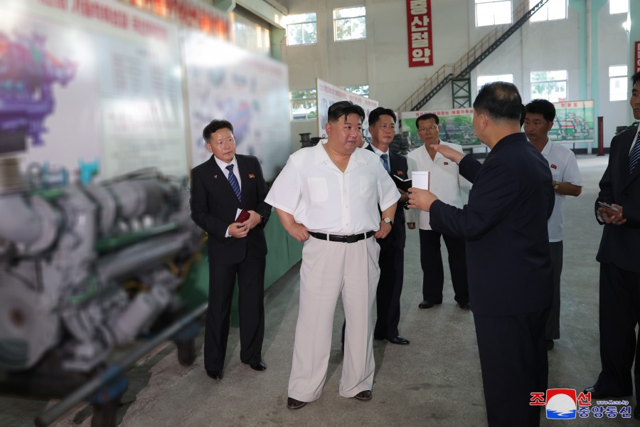 Respected Comrade Kim Jong Un Inspects Pukjung Machine Complex and Major Munitions Factory