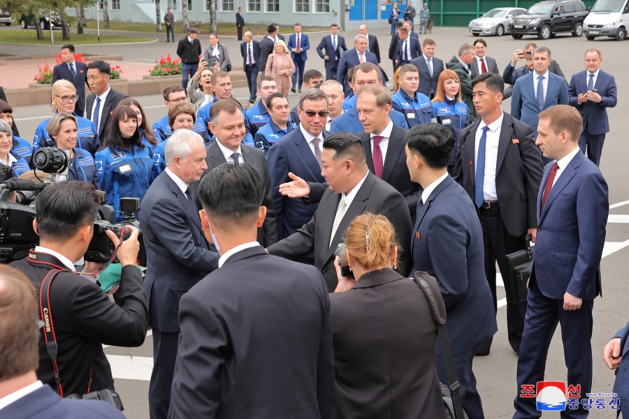 Respected Comrade Kim Jong Un Visits Komsomolsk-on-Amur Yuri Gagarin Aviation Plant