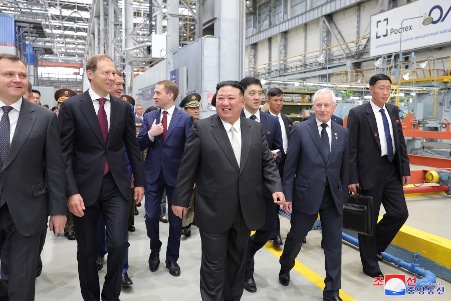 Respected Comrade Kim Jong Un Visits Komsomolsk-on-Amur Yuri Gagarin Aviation Plant