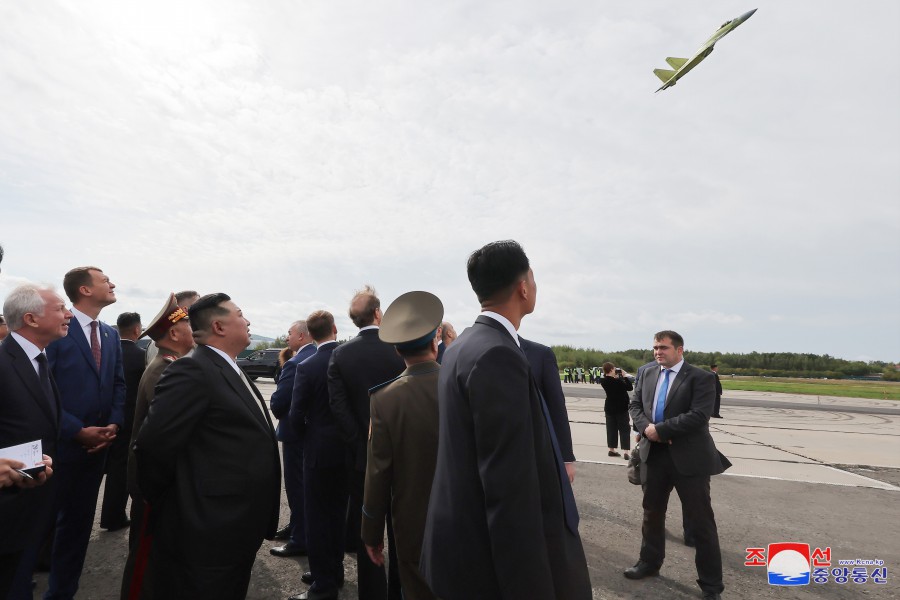 Respected Comrade Kim Jong Un Visits Komsomolsk-on-Amur Yuri Gagarin Aviation Plant