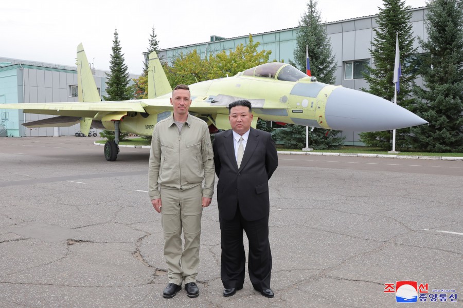 Respected Comrade Kim Jong Un Visits Komsomolsk-on-Amur Yuri Gagarin Aviation Plant