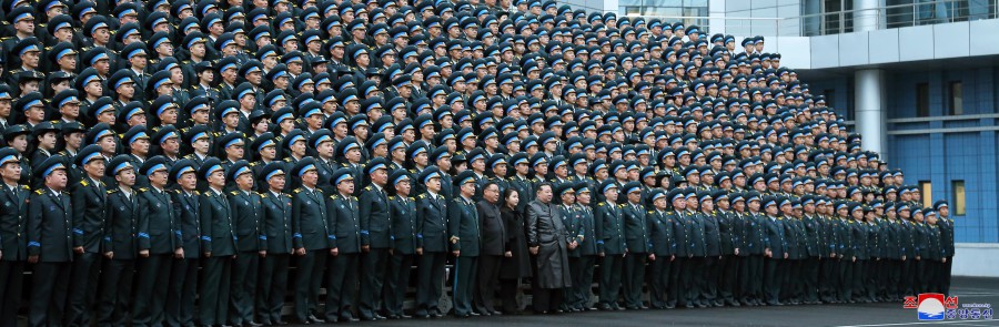 Respected Comrade Kim Jong Un Has Photo Session with Those Who Contributed to Launch of Reconnaissance Satellite