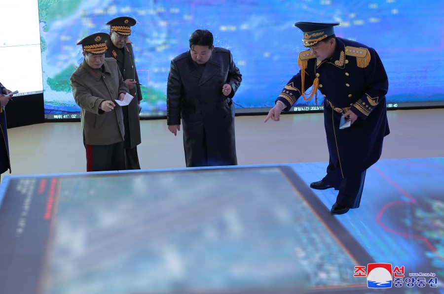 Respected Comrade Kim Jong Un Pays Congratulatory Visit to KPA Air Force Command and Air Force Regiment of 1st Division