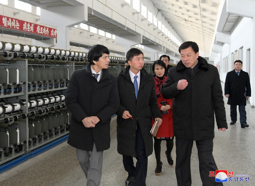 Vietnamese Embassy Members Visit Pyongyang Kim Jong Suk Textile Mill