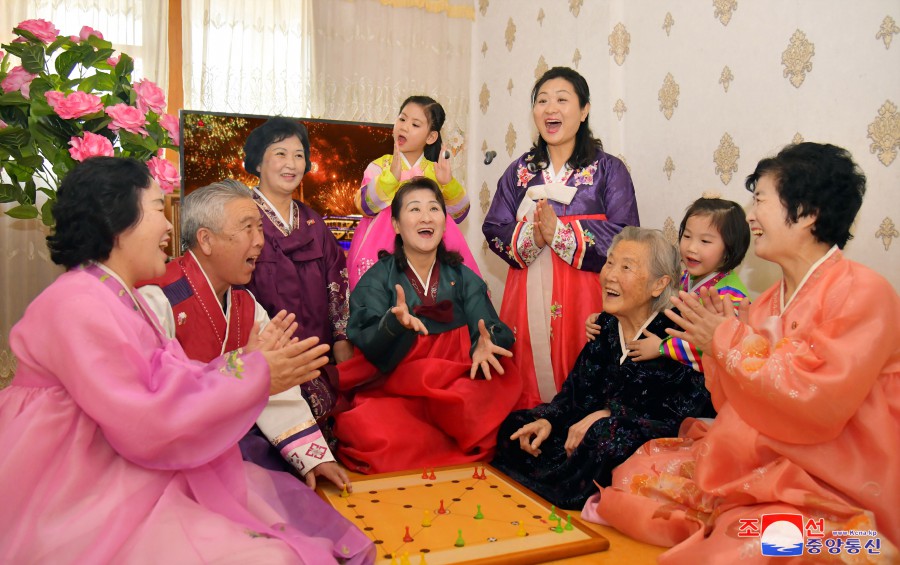 Lunar New Year's Day Greeted in DPRK