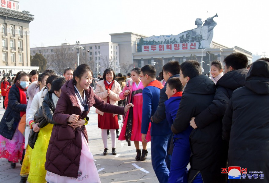 Lunar New Year's Day Greeted in DPRK