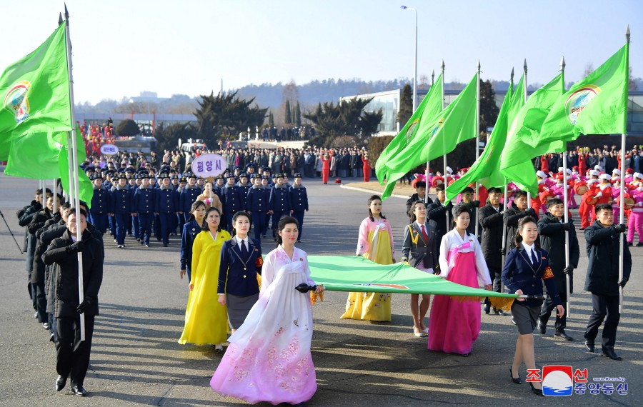 제2차 광명성절경축 인민예술축전 개막