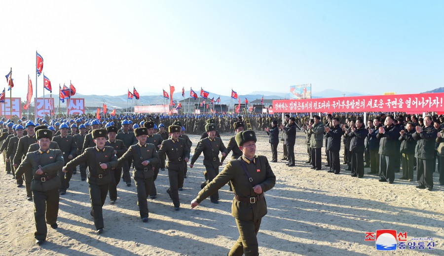 Ground-breaking Ceremonies Take Place in City and Counties in DPRK