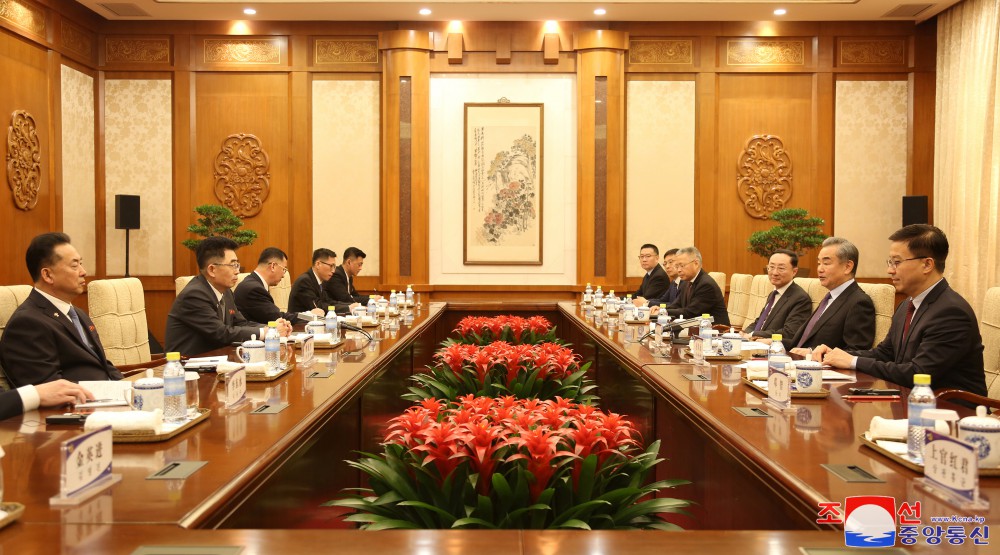 Head of WPK Delegation Meets Director of Office of Foreign Affairs Commission of C.C., CPC