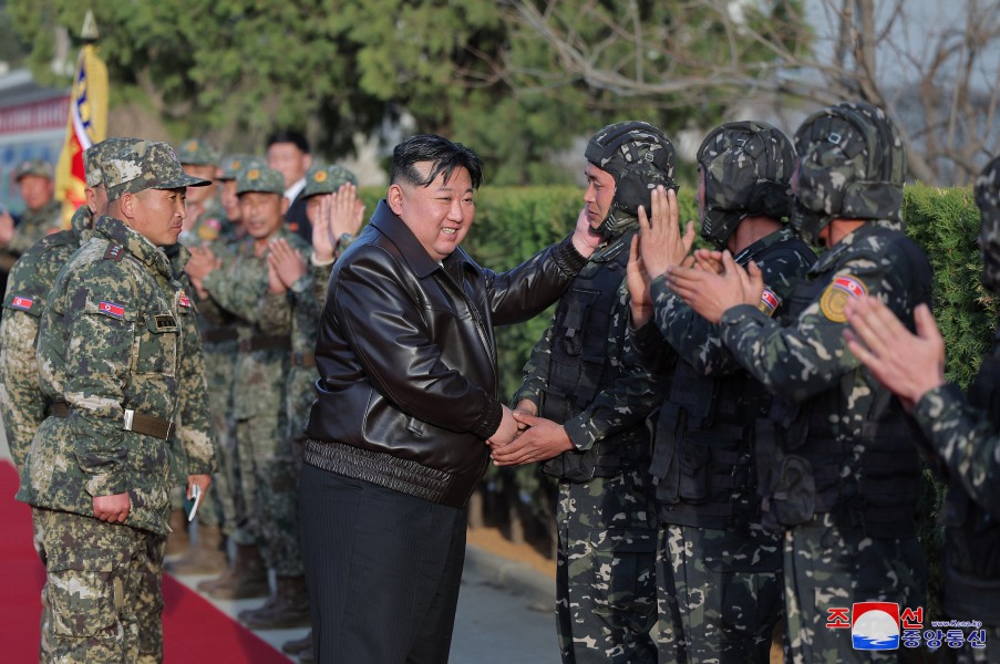 Respected Comrade Kim Jong Un Inspects Seoul Ryu Kyong Su Guards 105th Tank Division of KPA