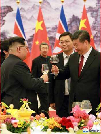 Xi Jinping Hosts Banquet for Kim Jong Un