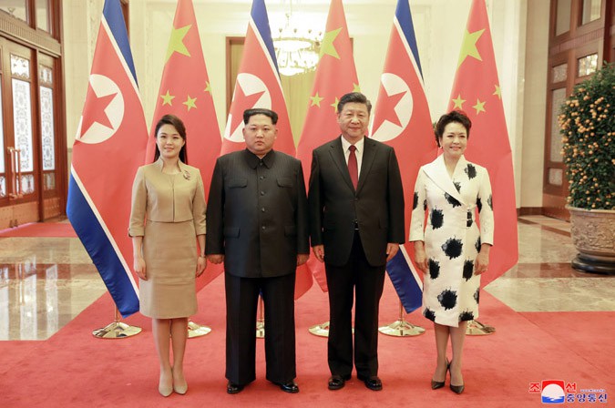 Ceremony Welcoming Kim Jong Un Held at China's Great Hall of People