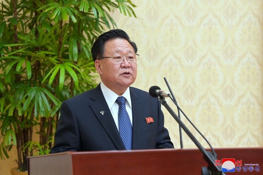 WPK Central Committee and DPRK Government Host Banquet in Honor of Party and Government Delegation of PRC