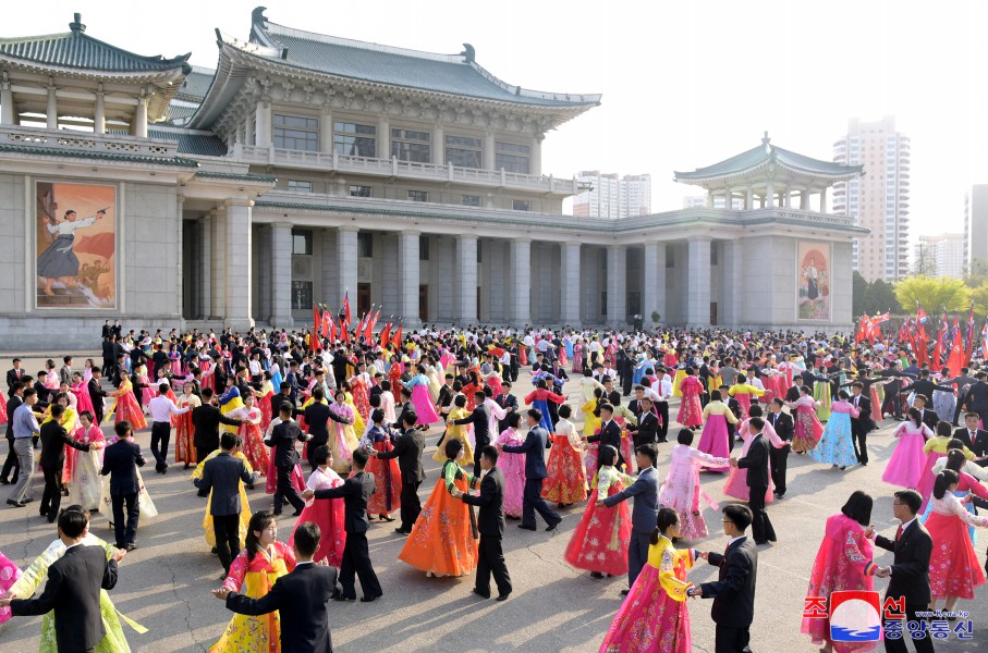 Dancing Parties of Youth and Students Held in DPRK