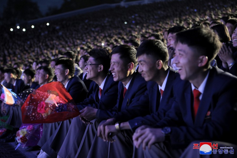 Performance of Art Groups of University Students Given in DPRK