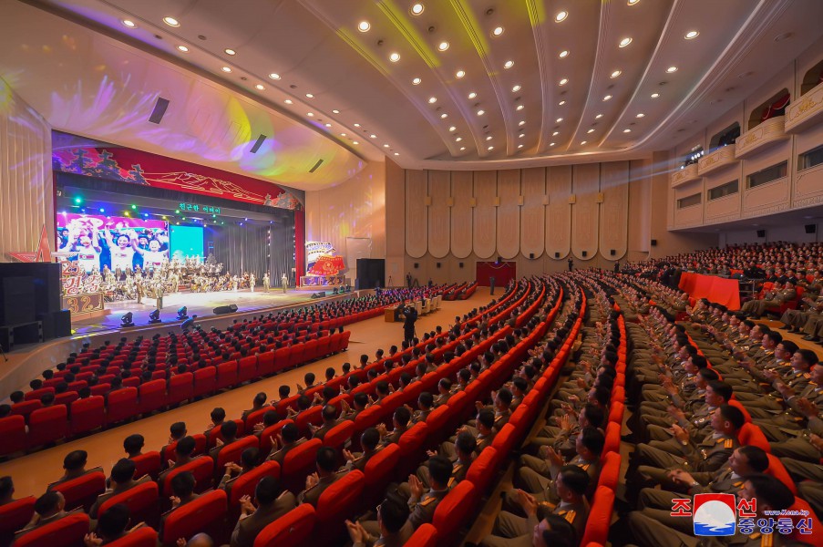 Concert Given to Mark 92nd Army Founding Anniversary in DPRK