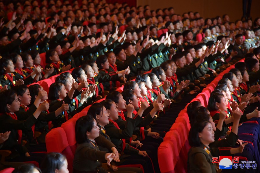 Concert Given to Mark 92nd Army Founding Anniversary in DPRK