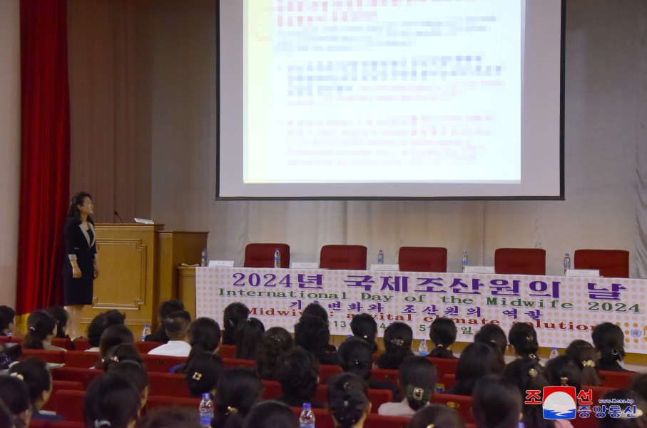 Int'l Day of Midwife Observed in DPRK