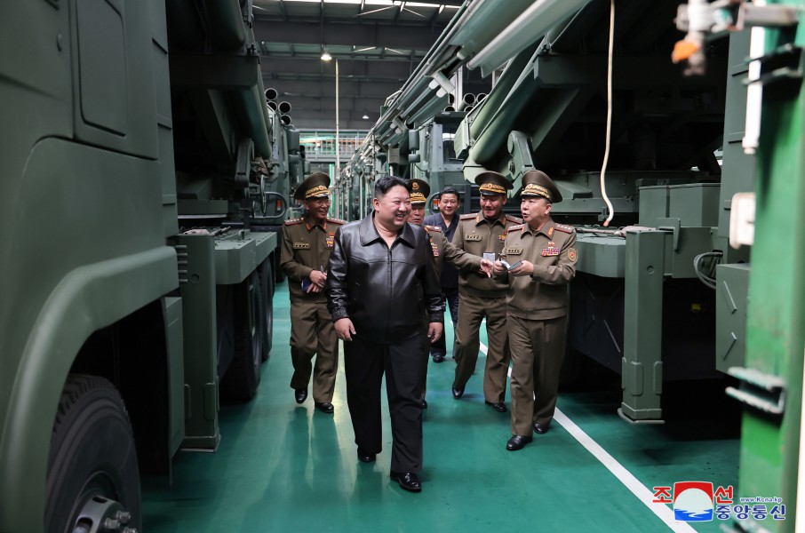 Respected Comrade Kim Jong Un Inspects Major Defence Industrial Enterprises