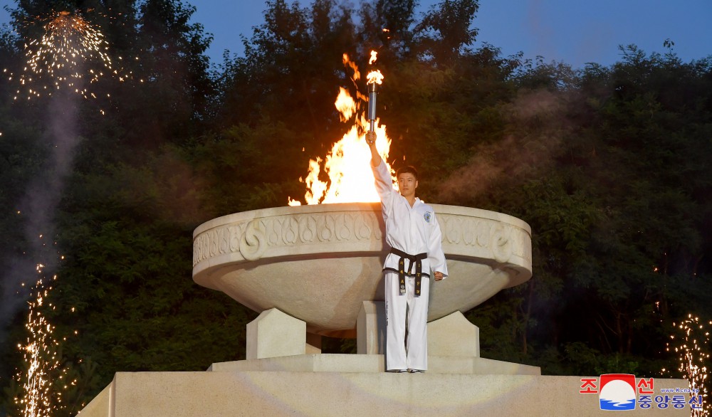 Efectuada ceremonia de encendida de antorcha de la IX Competencia Internacional de Artes Marciales