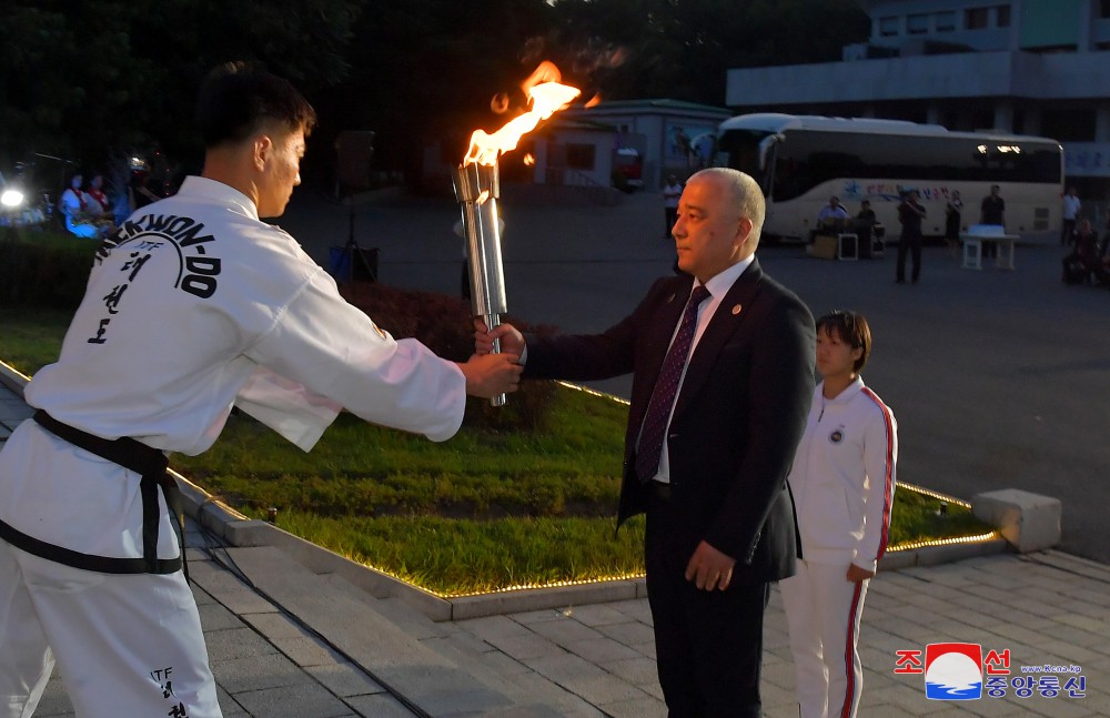 Efectuada ceremonia de encendida de antorcha de la IX Competencia Internacional de Artes Marciales