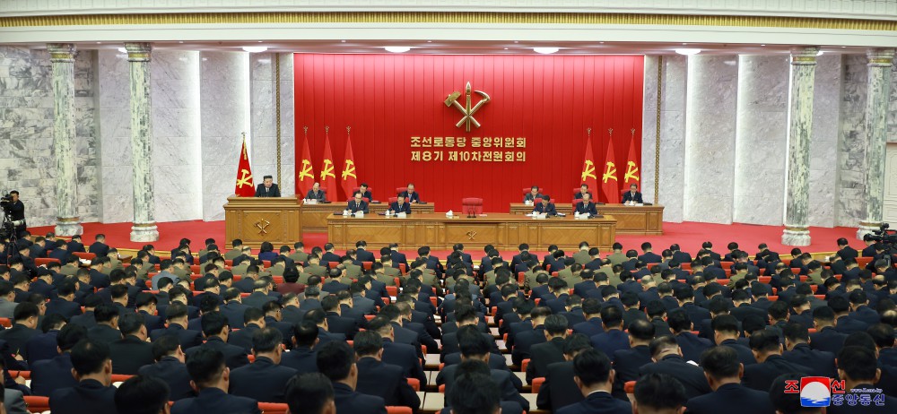 Report on Enlarged Meeting of Tenth Plenary Meeting of Eighth Central Committee of WPK