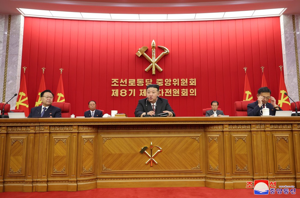 Report on Enlarged Meeting of Tenth Plenary Meeting of Eighth Central Committee of WPK