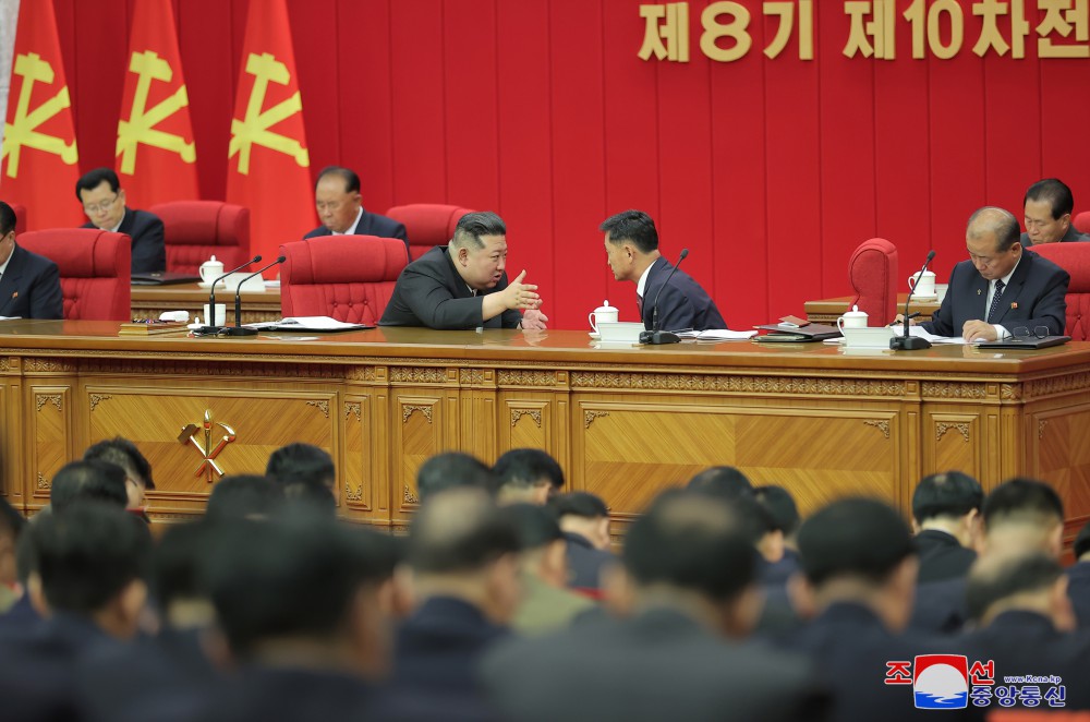 Report on Enlarged Meeting of Tenth Plenary Meeting of Eighth Central Committee of WPK