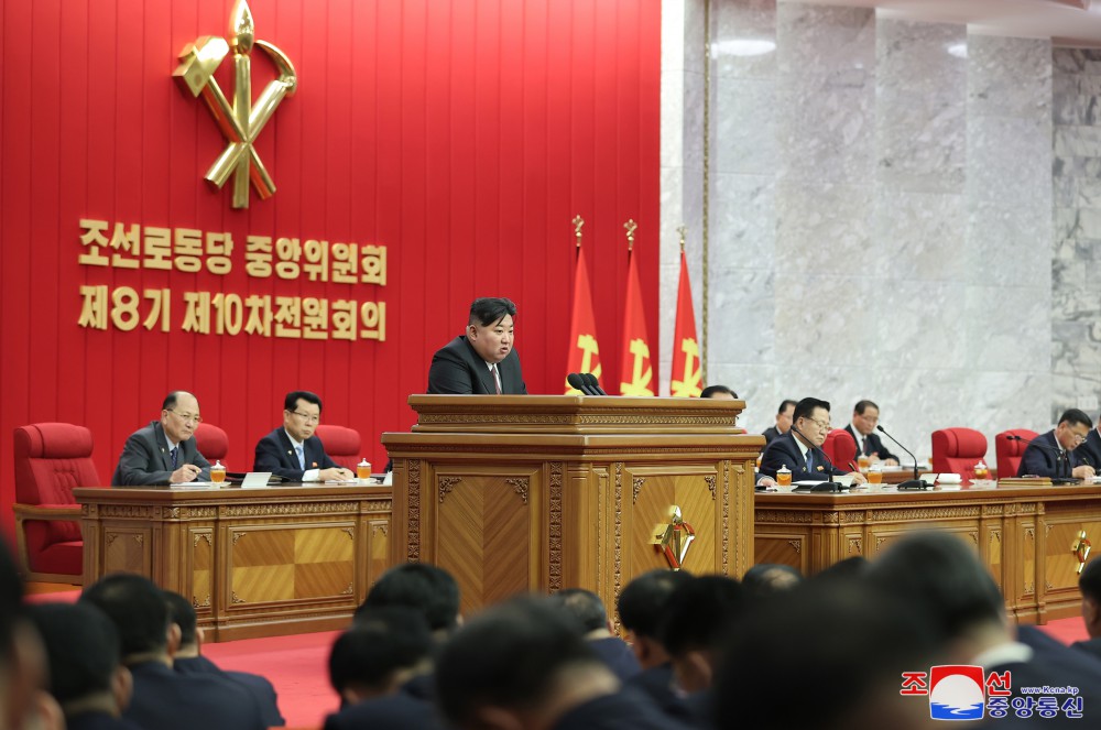 Report on Enlarged Meeting of Tenth Plenary Meeting of Eighth Central Committee of WPK