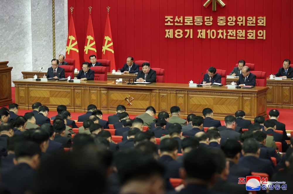 Report on Enlarged Meeting of Tenth Plenary Meeting of Eighth Central Committee of WPK