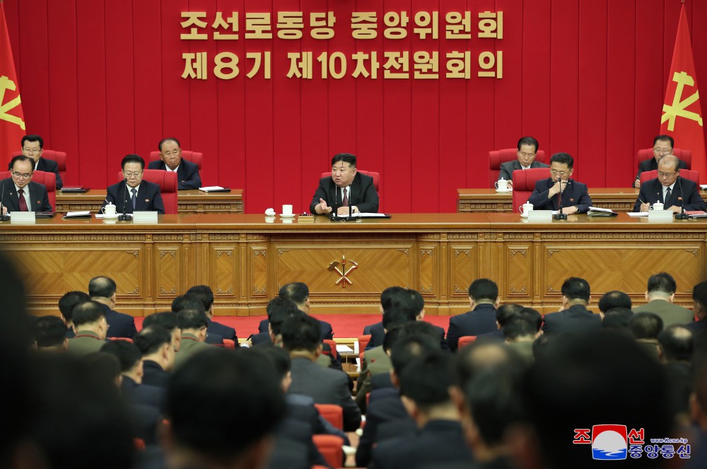 Report on Enlarged Meeting of Tenth Plenary Meeting of Eighth Central Committee of WPK