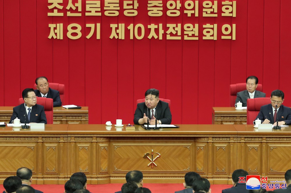 Report on Enlarged Meeting of Tenth Plenary Meeting of Eighth Central Committee of WPK