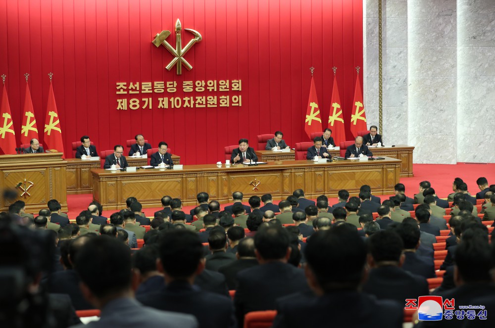 Report on Enlarged Meeting of Tenth Plenary Meeting of Eighth Central Committee of WPK