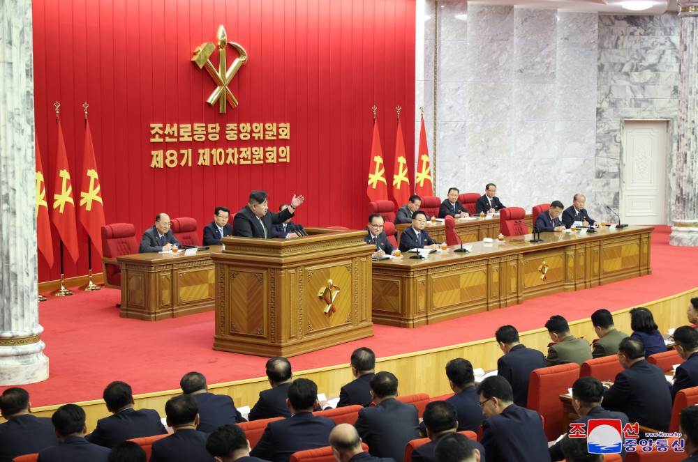 Report on Enlarged Meeting of Tenth Plenary Meeting of Eighth Central Committee of WPK