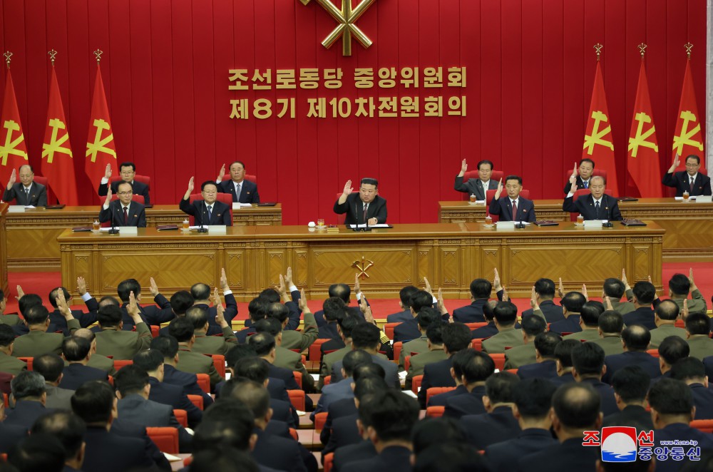 Report on Enlarged Meeting of Tenth Plenary Meeting of Eighth Central Committee of WPK