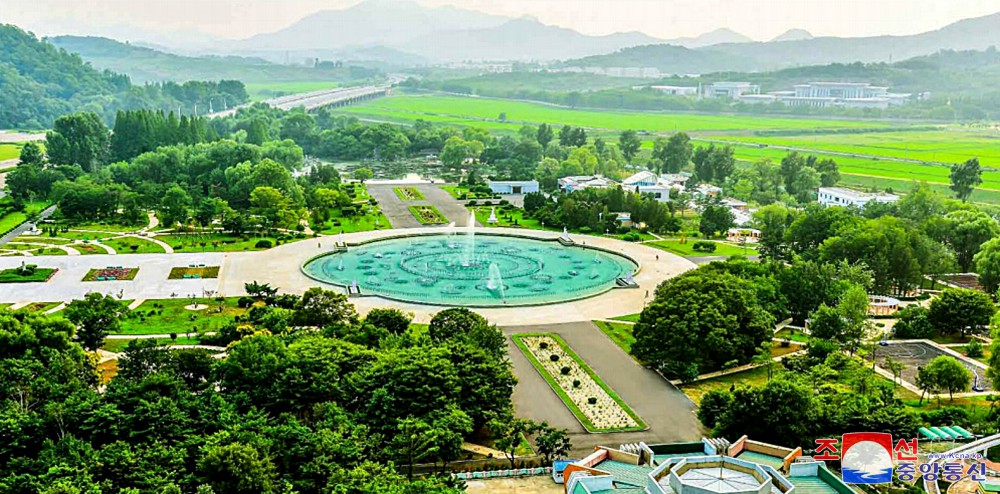 April 15 Children's Flower Garden Remodeled in DPRK