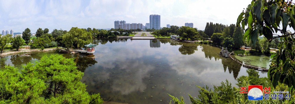 面貌焕然一新的四·一五少年百花园