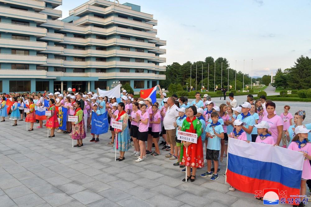 Ceremony of DPRK-Russia Children's Friendship Camping Held