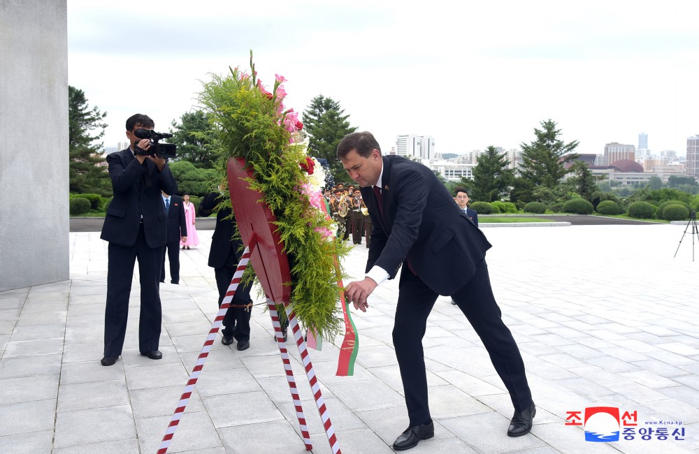 Belarusian Foreign Minister Visits Different Places of DPRK