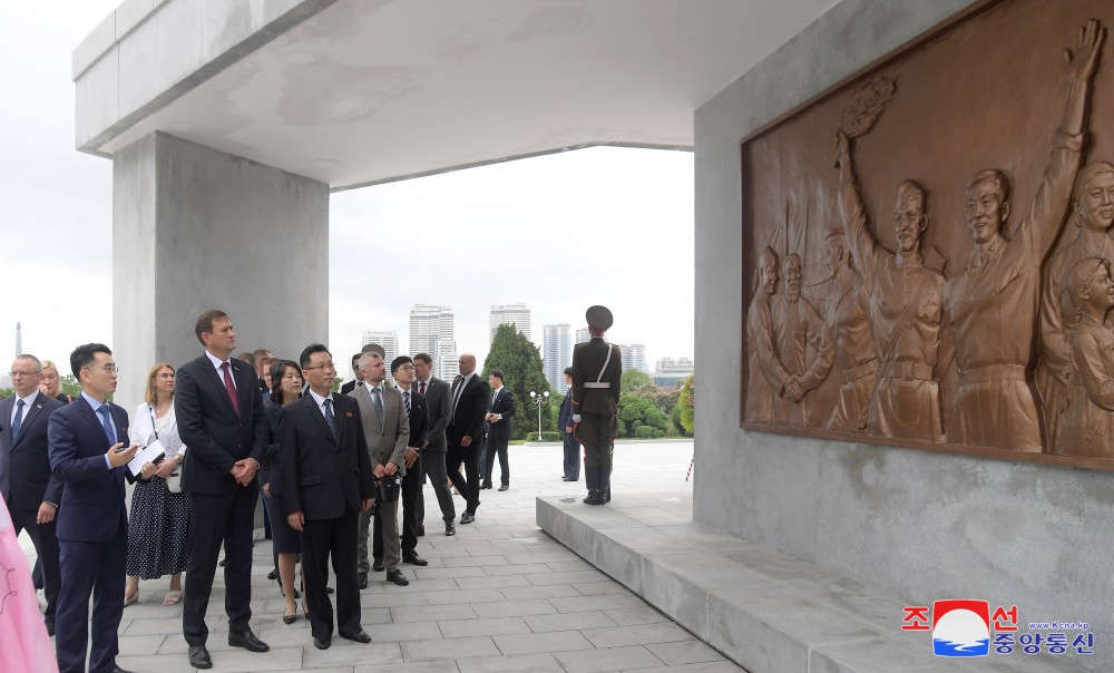 Belarusian Foreign Minister Visits Different Places of DPRK