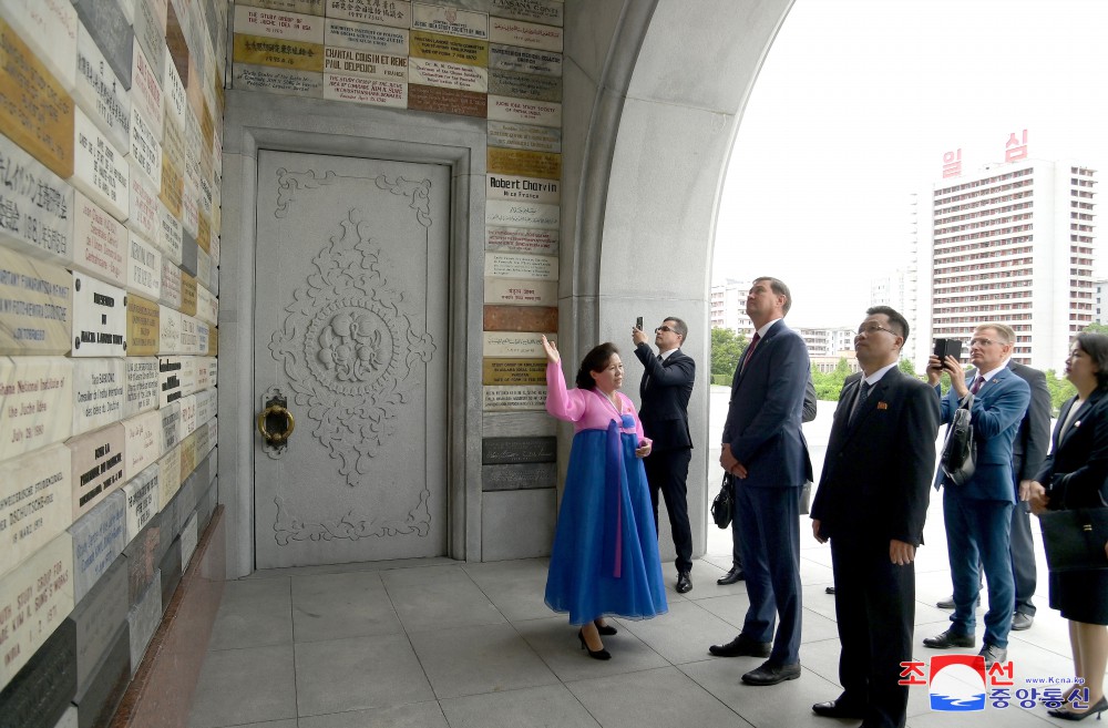 벨라루씨공화국 외무상 여러곳 참관