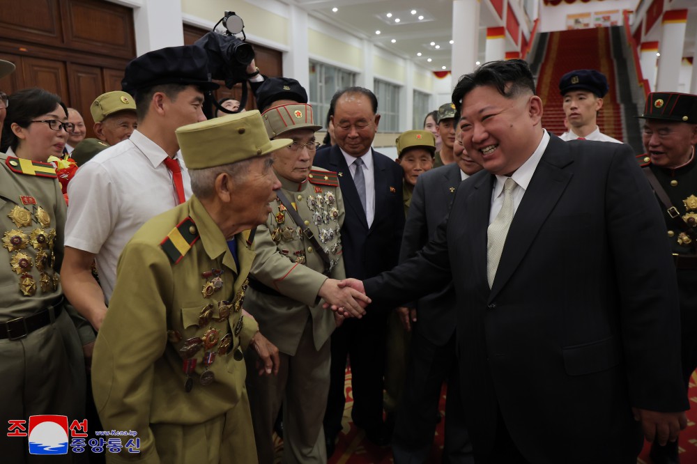 Ceremony of Commemorative March of Columns Symbolic of Units in Fatherland Liberation War Held