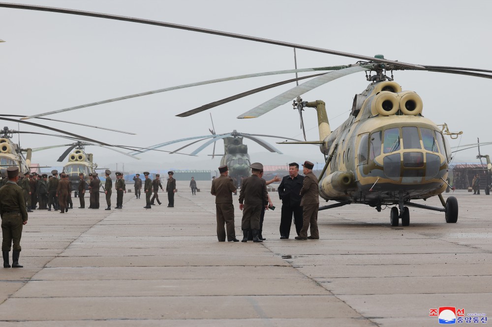 Respected Comrade Kim Jong Un Inspects Flood-hit Areas in City of Sinuiju and Uiju County of North Phyongan Province