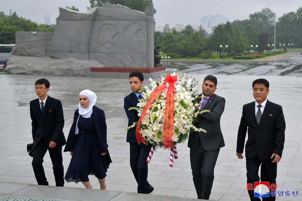 Syrian Embassy Members Visit Victorious Fatherland Liberation War Museum