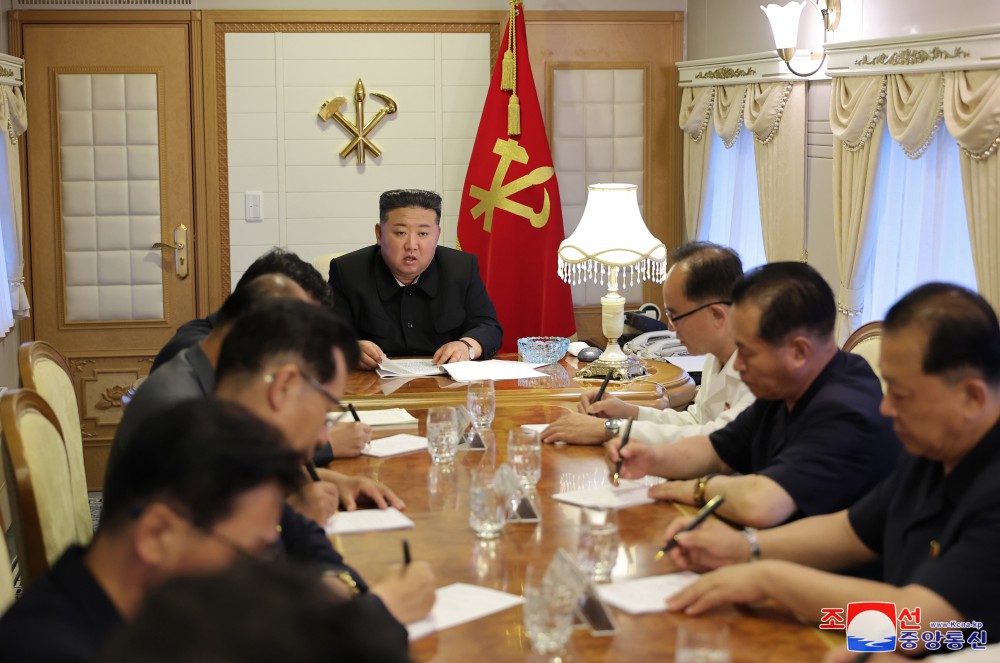 22nd Emergency Enlarged Meeting of Political Bureau of Eighth WPK Central Committee Held